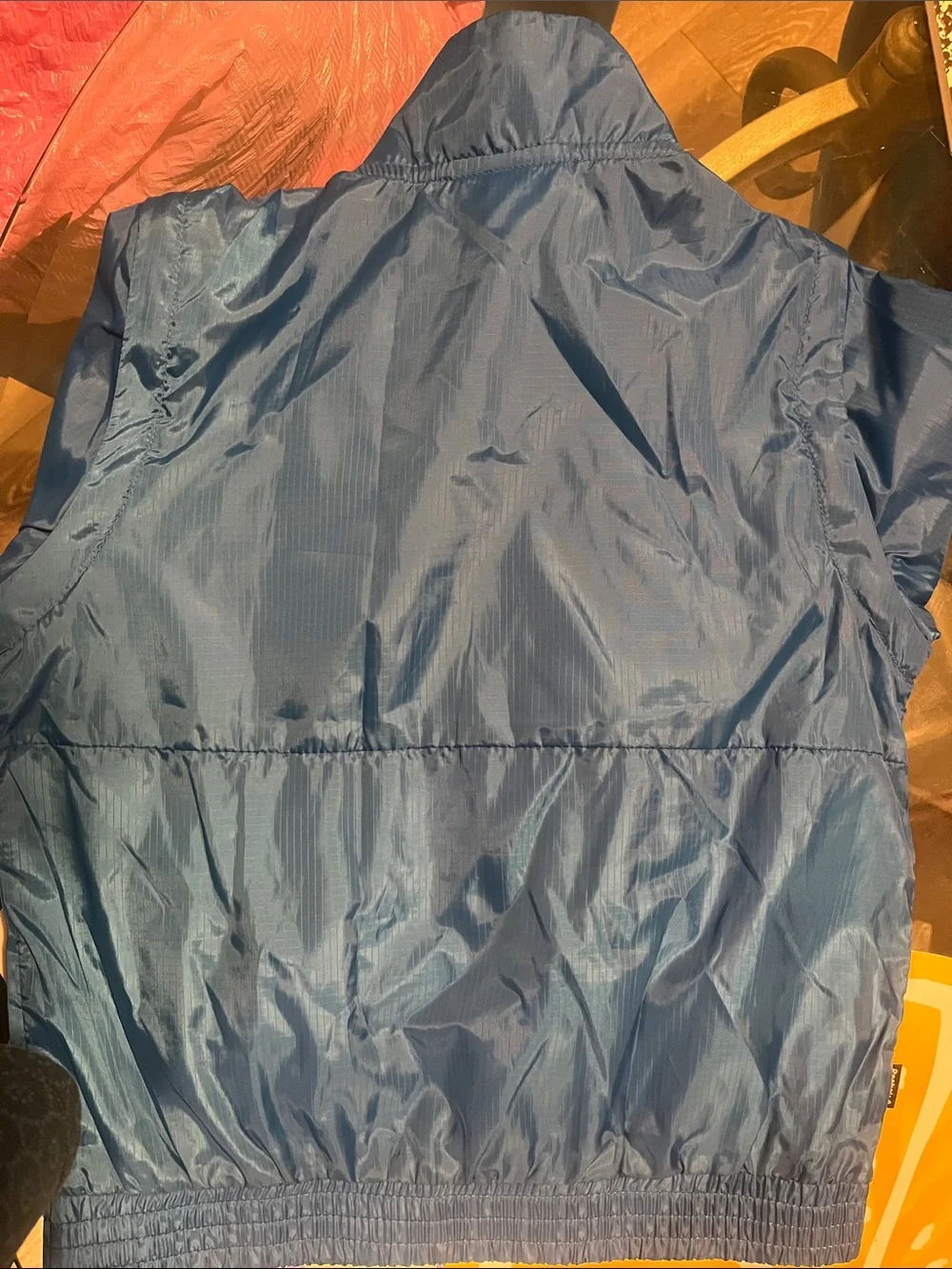 Reebok Blue Pullover Windbreaker with Red Logo